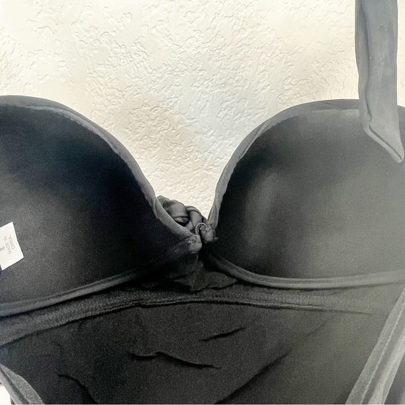 Swimsuits for All Black One Piece Swim Dress Halter Size 8 NWT - Picture 6 of 7